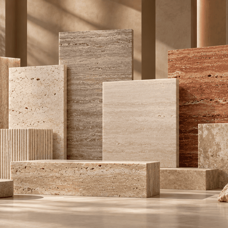 Mediterranean Travertine Stone Showcase